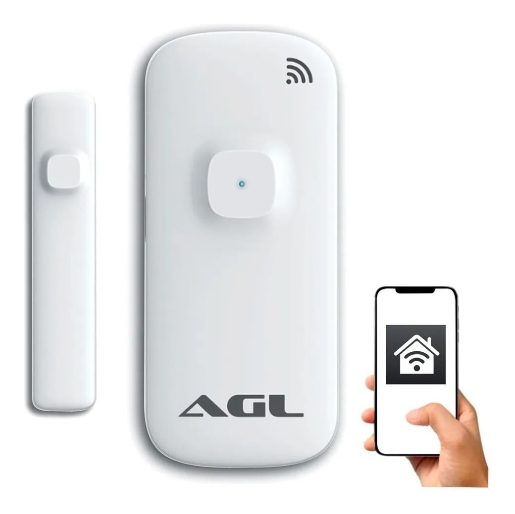 SENSOR DE PORTA E JANELA WI-FI POR APP AGL