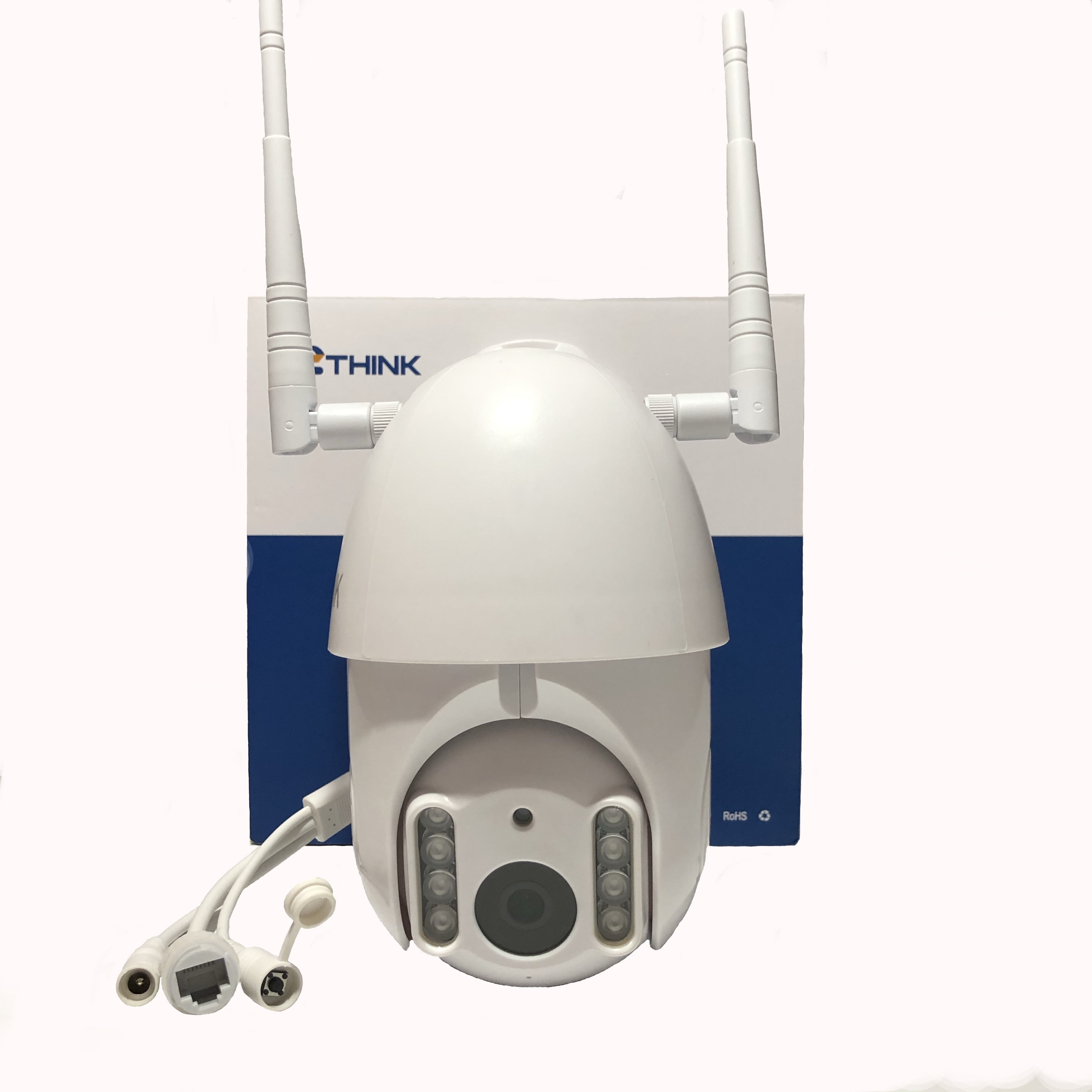 CÂMERA MINI SPEED DOME EXTERNA IP HD E-THINK V-307R