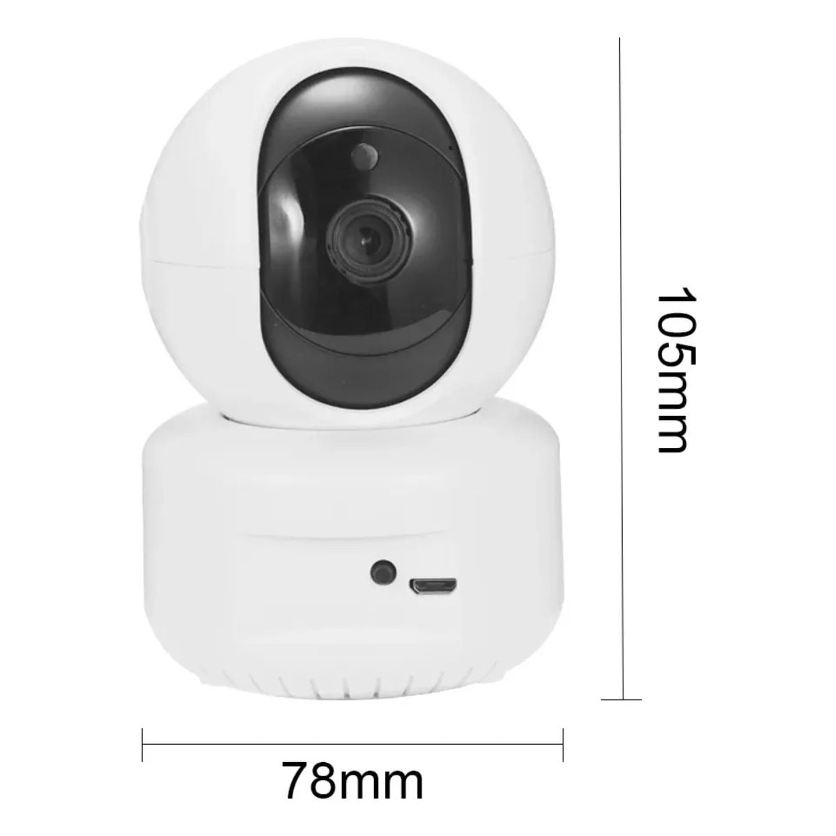 CÂMERA ROBÔ INTELIGENTE WI-FI 2MP FULL HD ANATEL TWG - TW-9500 - Home Tech