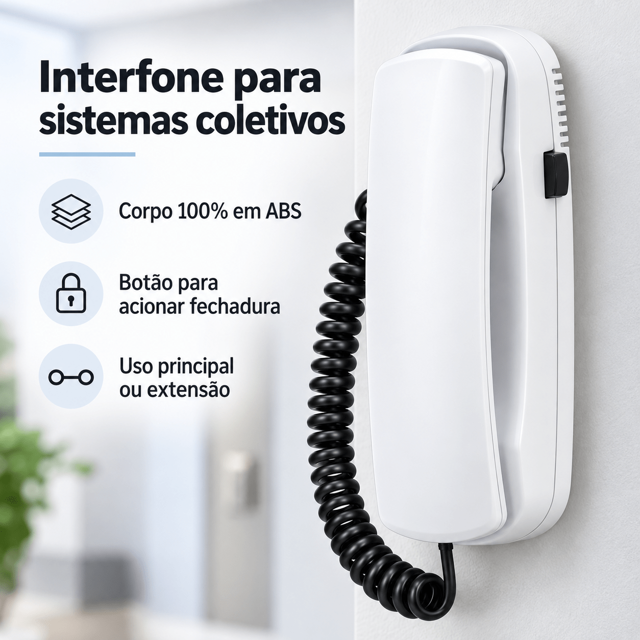 INTERFONE PORTEIRO COLETIVOS AMELCO IC65
