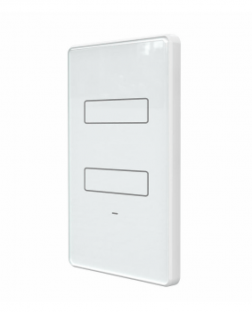 INTERRUPTOR INTELIGENTE TOUCH WI-FI AGL 2 BOTÃO BRANCO