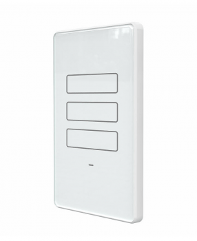 INTERRUPTOR INTELIGENTE TOUCH WI-FI AGL 3 BOTÃO BRANCO