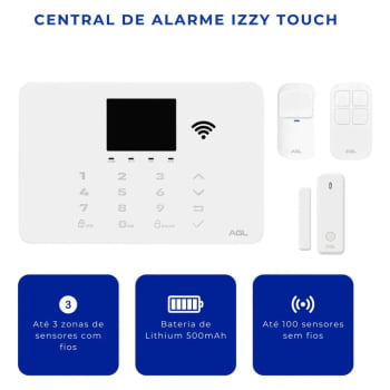 KIT CENTRAL DE ALARME IZZY TOUCH WIGI AGL