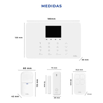 KIT CENTRAL DE ALARME IZZY TOUCH WIGI AGL
