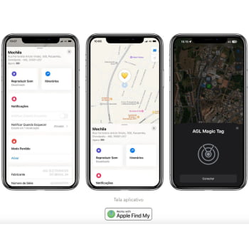 RASTREADOR LOCALIZADOR MAGIC TAG APPLE FINDMY AGL COM ANATEL
