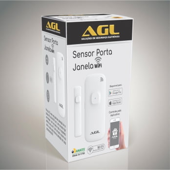 SENSOR DE PORTA E JANELA WI-FI POR APP AGL