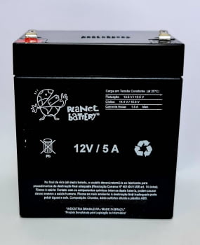 BATERIA SELADA 12V / 5A PLANET BATTERY