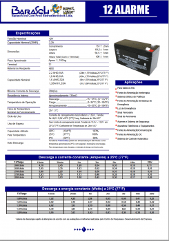 BATERIA SELADA 12V ALARME PLANET BATTERY