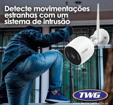 CAMERA INFRAVERMELHO IP WI-FI / ONVIF FULL HD 2MP 3.6MM METAL TWG TW-9220 WB