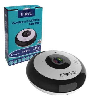 CAMERA IP TETO WI-FI 360° ONVIF FULL HD INOVA CAM-5706