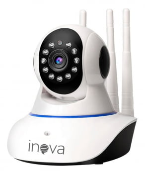 CAMERA ROBO INTELIGENTE IP WI-FI 3 ANTENAS INOVA CAM-5702