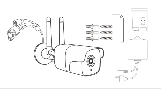 CÂMERA BULLET INTELIGENTE WIFI 5MP FULL HD EXTERNO AGL