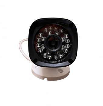 CAMERA DE SEGURANÇA HD 1MP 4X1 AHD/CVI/TVI/CVBS 24 LEDS 2.8MM 1/4" TWG TW-7706 HB