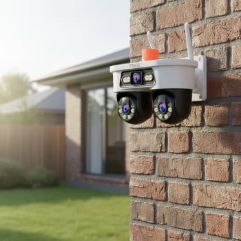 CÂMERA DE SEGURANÇA WI-FI PTZ TRIPLA LENTE 2MP FULL HD TWG TW-9600