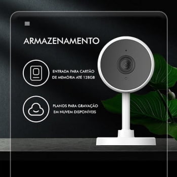 CÂMERA INTELIGENTE SENSOR DE PRESENÇA SMART CAM 2MP WIFI AGL