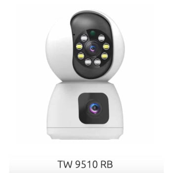 CÂMERA ROBÔ INTELIGENTE DUAS CÂMERASS WI-FI FULL HD ANATEL TWG TW-9510