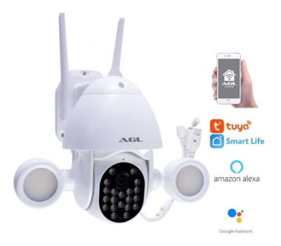 CAMERA SPEED DOME INTELIGENTE IP WIFI 3MP ONVIF AGL