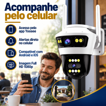 CAMERA SPEED DOME IP TWG 2 CAMERAS WIFI 2MP TWG-9560