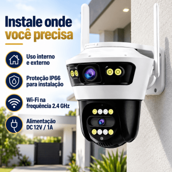 CAMERA SPEED DOME IP TWG 2 CAMERAS WIFI 2MP TWG-9560