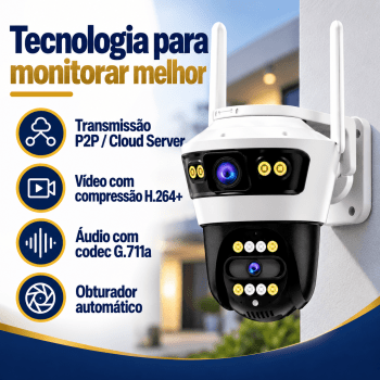 CAMERA SPEED DOME IP TWG 2 CAMERAS WIFI 2MP TWG-9560