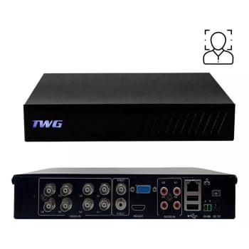 DVR STAND ALONE 8 CANAIS 1080N 6X1 TWG TW-5208FD