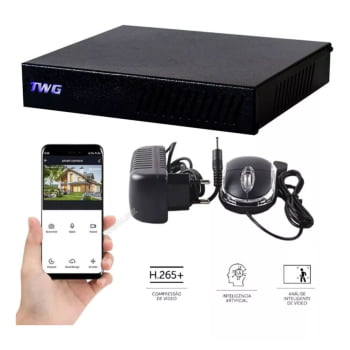 DVR STAND ALONE 8 CANAIS 1080N 6X1 TWG TW-5208FD