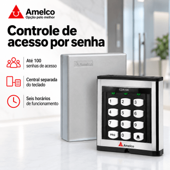 CONTROLE DE ACESSO POR SENHA AMELCO AM-CDA100