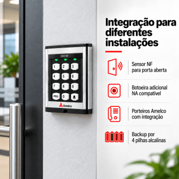 CONTROLE DE ACESSO POR SENHA AMELCO AM-CDA100