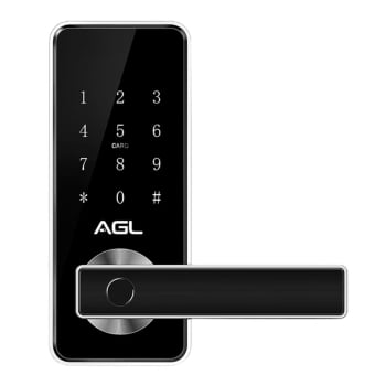 Fechadura AGL H11 Digital Bluetooth com App, Biometria, Cartão e Chave