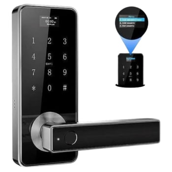 Fechadura AGL H11 Digital Bluetooth com App, Biometria, Cartão e Chave