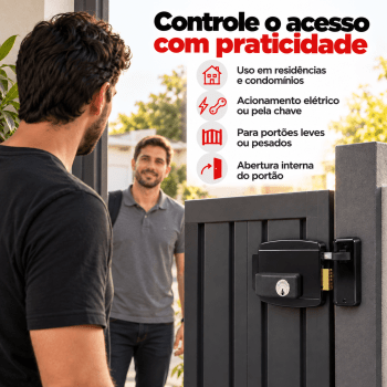 FECHADURA ELÉTRICA PARA PORTÕES AMELCO F-50