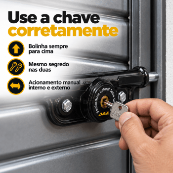 FECHADURA LATERAL TETRA CHAVE AGL