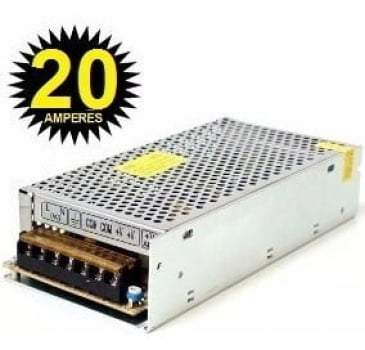 FONTE DE ALIMENTAÇÃO ESTABILIZADA ELETRÔNICA 12V DC/20A TWG TW-1220