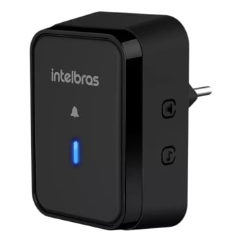 CAMPAINHA SEM FIO INTELBRAS CIB 101 PRETA