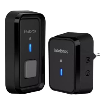 CAMPAINHA SEM FIO INTELBRAS CIB 101 PRETA