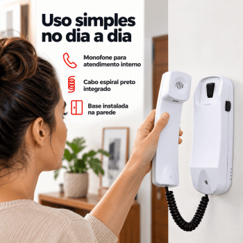 INTERFONE MESTRE PARA PORTEIRO RESIDENCIA AMELCO IAM-30 PLUS
