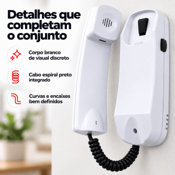INTERFONE MESTRE PARA PORTEIRO RESIDENCIA AMELCO IAM-30 PLUS