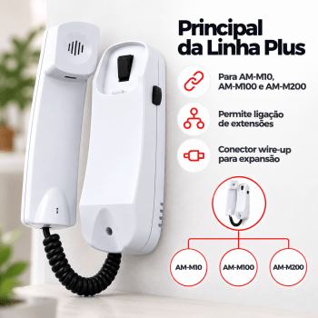 INTERFONE MESTRE PARA PORTEIRO RESIDENCIA AMELCO IAM-30 PLUS