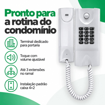 INTERFONE TERMINAL DEDICADO INTELBRAS TDMI 300