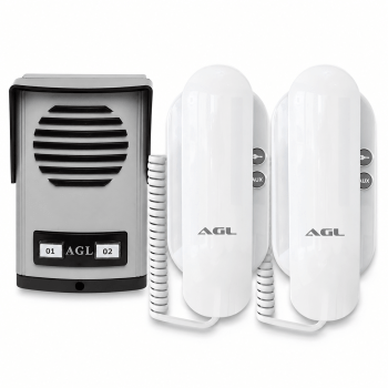 KIT PORTEIRO ELETRÔNICO COLETIVO 2 PONTO AGL