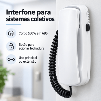INTERFONE PORTEIRO COLETIVOS AMELCO IC65
