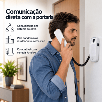 INTERFONE PORTEIRO COLETIVOS AMELCO IC65