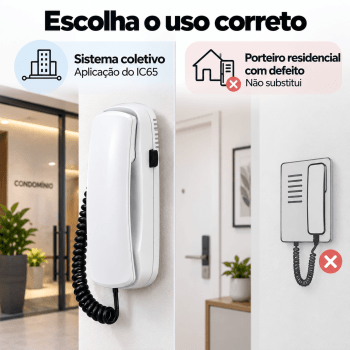INTERFONE PORTEIRO COLETIVOS AMELCO IC65