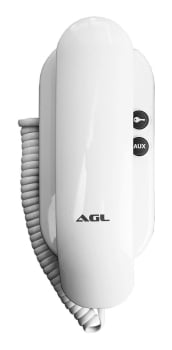 KIT PORTEIRO INTERFONE RESIDENCIAL WIFI AGL P10X WIFI BIVOLT - BRANCO