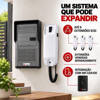 PORTEIRO ELETRONICO RESIDENCIAL AMELCO AM-M100