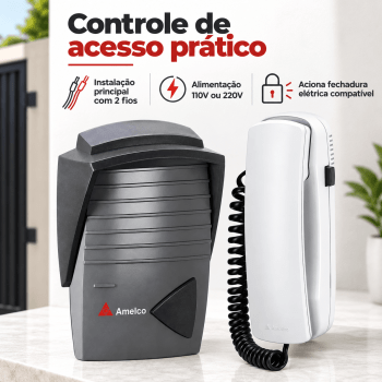 PORTEIRO ELETRÔNICO RESIDENCIAL AMELCO AM-M200