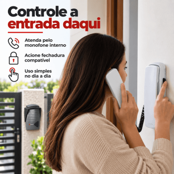 PORTEIRO ELETRÔNICO RESIDENCIAL AMELCO AM-M200