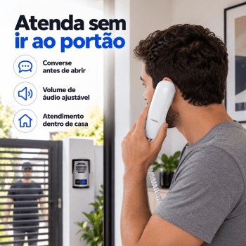 PORTEIRO ELETRÔNICO RESIDENCIAL BIVOLT AGL P-10S