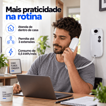 PORTEIRO ELETRÔNICO RESIDENCIAL BIVOLT AGL P-10S